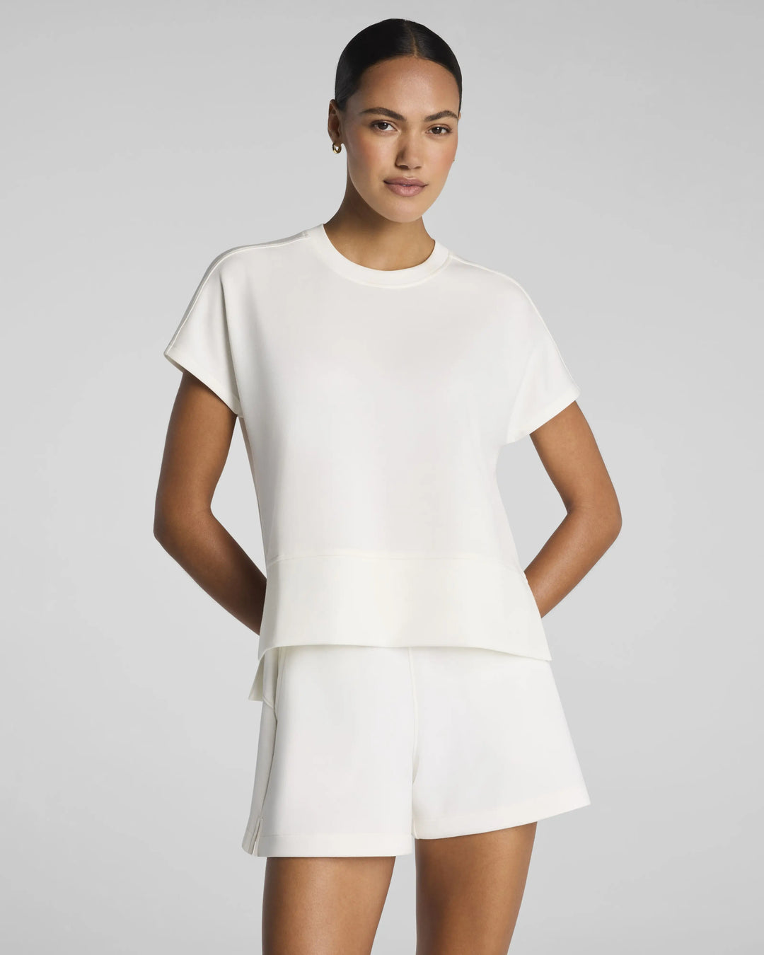 SPANX AirEssentials® Crewneck Tee Powder
