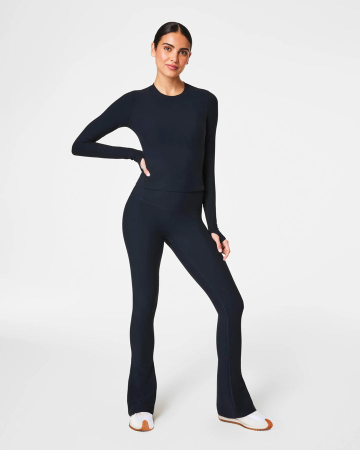 SPANXsmooth™ OnForm Micro Flare Pants in Very Black full