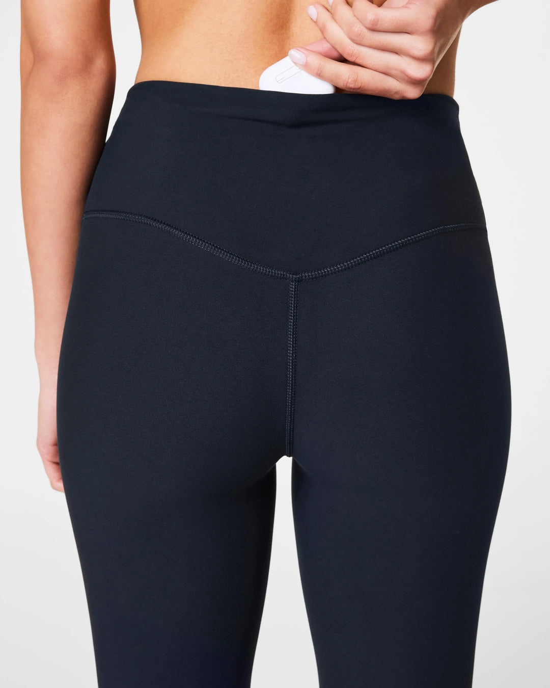 SPANXsmooth™ OnForm Micro Flare Pants in Very Black back