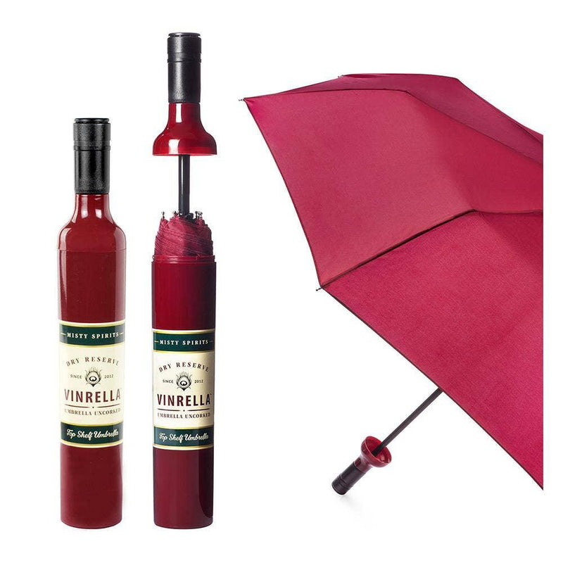 Vinrella - Burgundy Wine Bottle Umbrella - Shop Emma's 