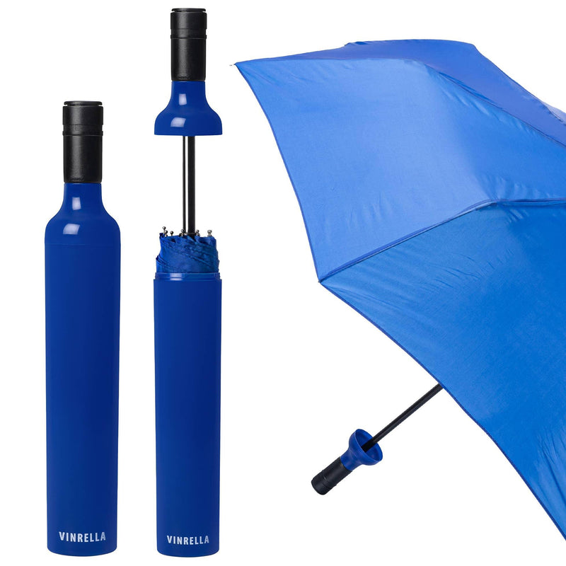 Vinrella - Cobalt Bottle Umbrella - Shop Emma's 