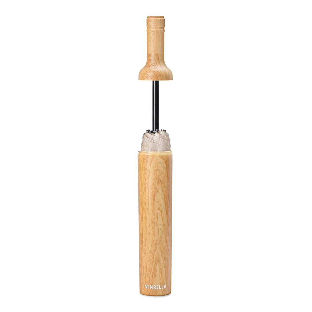 Vinrella - Wooden Bottle Umbrella - Shop Emma&