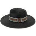 Women's Aztec Ribbon Band Panama Hat - Shop Emma's 