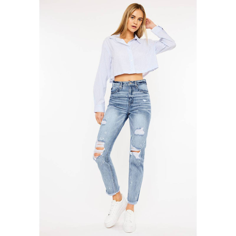 High Rise Slim Jeans - Emma's Boutique