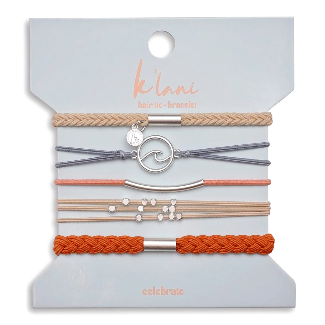 Hair Tie + Bracelet Celebrate - Shop Emma's 