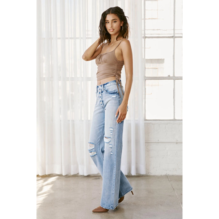 High Rise Flare Jeans - Shop Emma's 