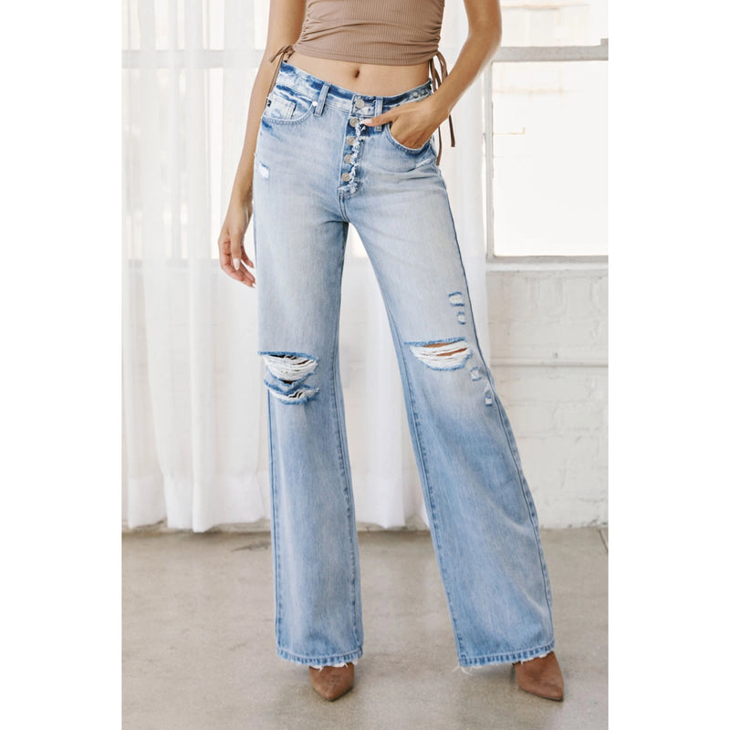 High Rise Flare Jeans - Shop Emma's 