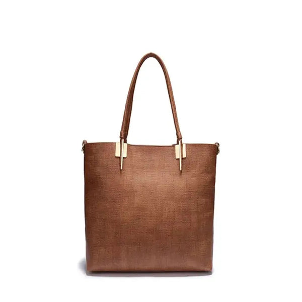 Ingrain Leather Tall Tote - Shop Emma's 