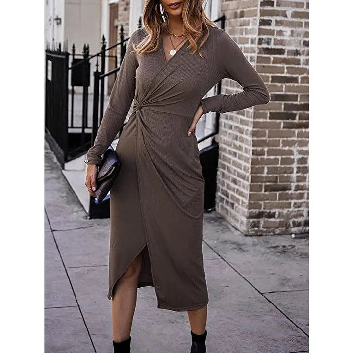 Ribbed Midi Dress - Shop Emma's 