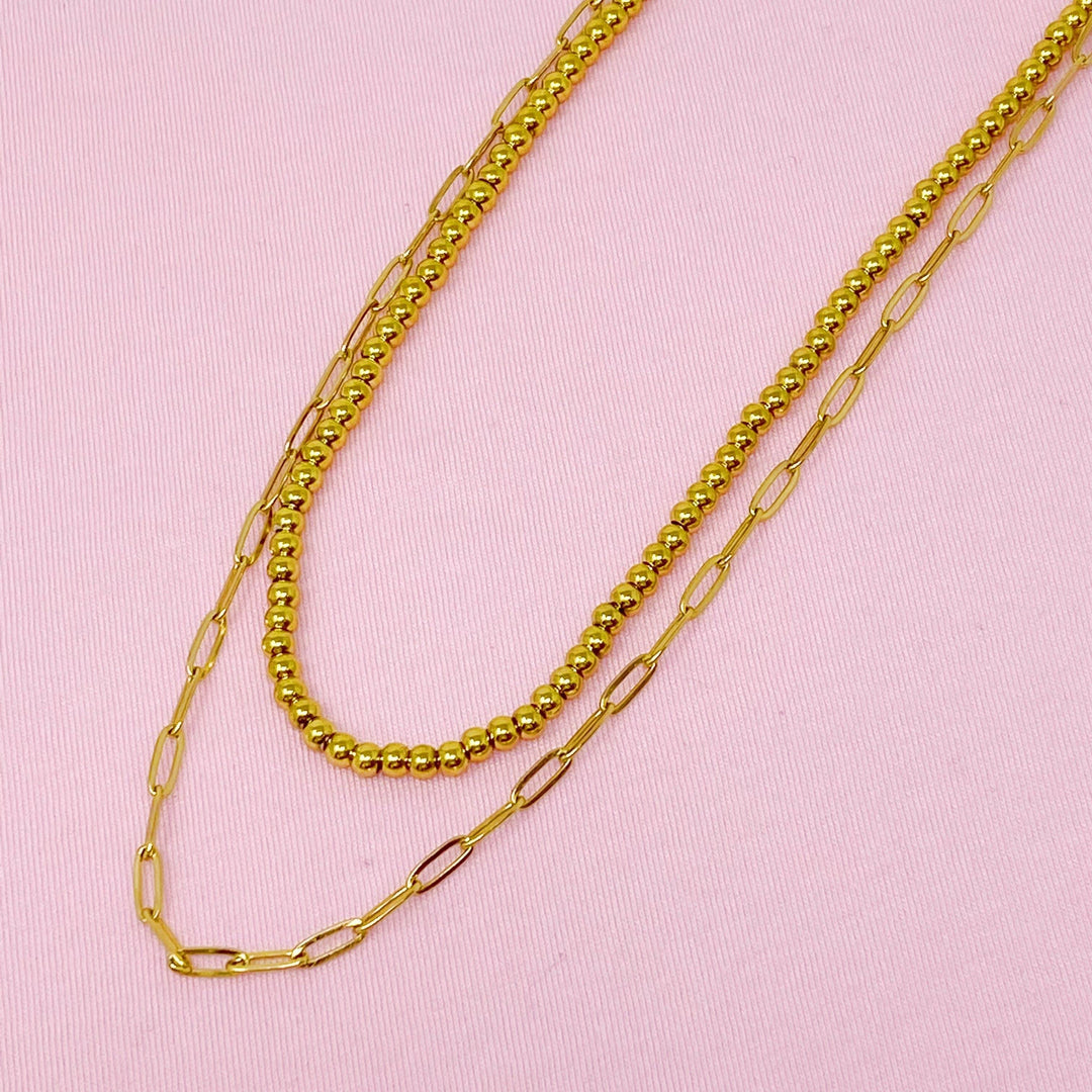 Soho Chic Layered Chain Necklace - Shop Emma's 