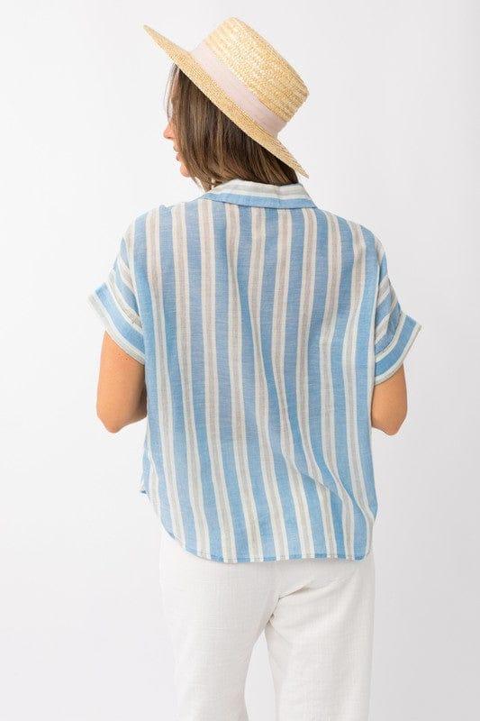 Stripe Button Up - Shop Emma's 